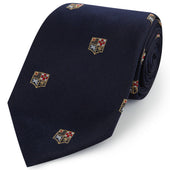 Inns of court Crest Navy Gold Silk Tie