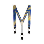 Lincoln S Inn Stripe Blue Silk Braces