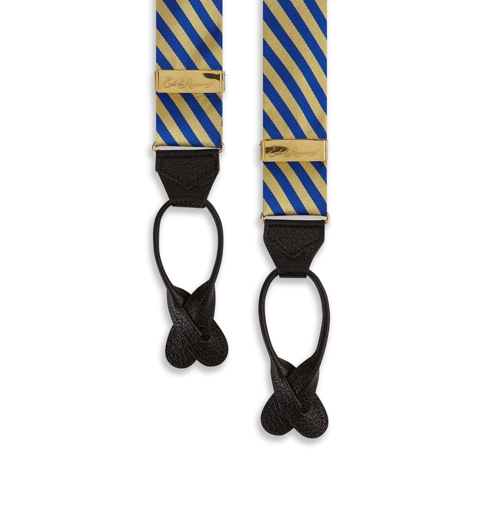 Lincoln S Inn Stripe Blue Silk Braces