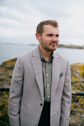 Button Down Shirt In Green Flannel