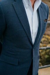 One Piece Collar Shirt In Stripe Oxford