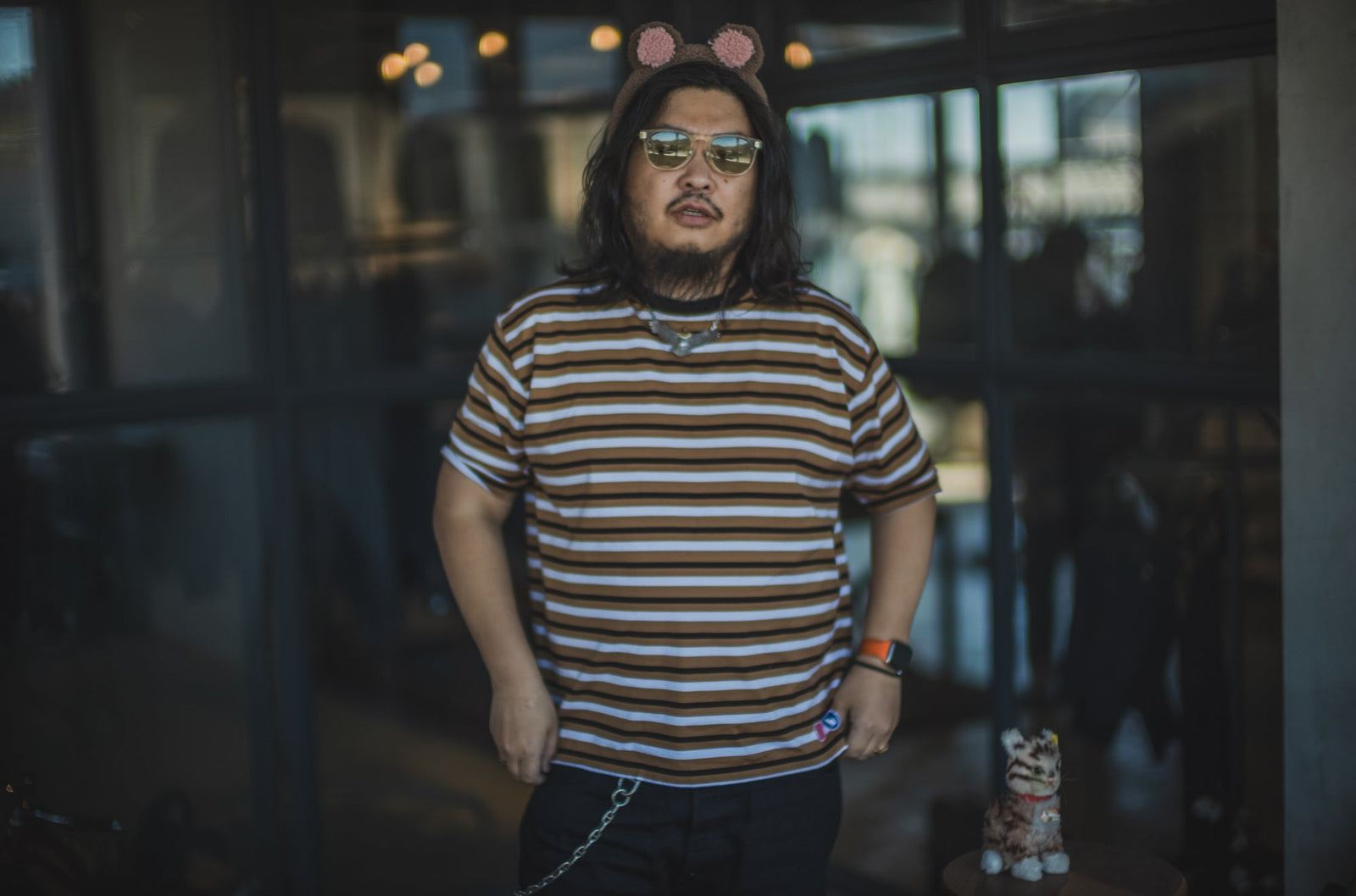 Tcb Workers Collab T Shirt Calico Cat Summer Fur