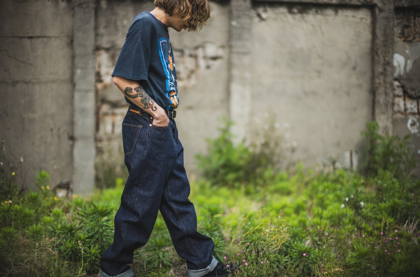 Baggy 50 S Jeans One Wash