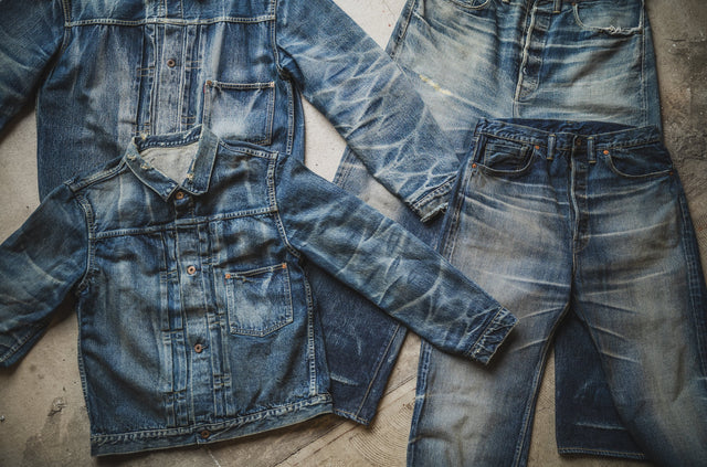 【Fat Cat Records】 Faded S40's Jeans