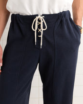 Lace-Front Sweatpants