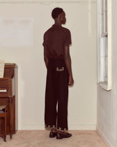 Laurelist Pajama Pants - Black