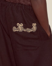 Laurelist Pajama Pants - Black