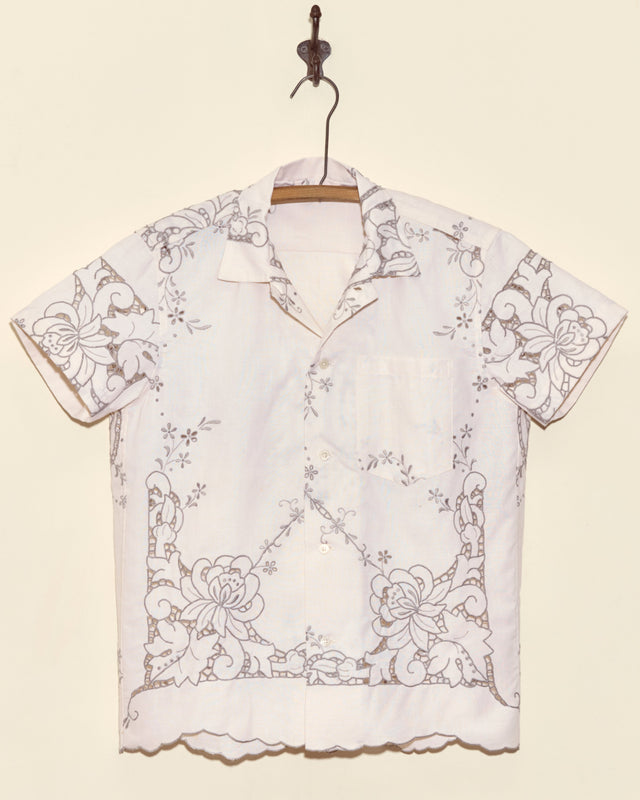 Layered Iris Short Sleeve Shirt - XS