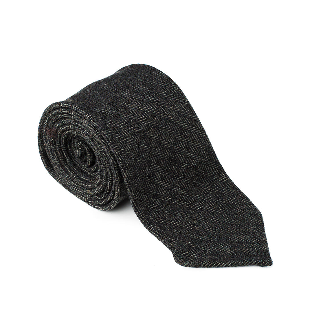 Textured Dark Green Tie