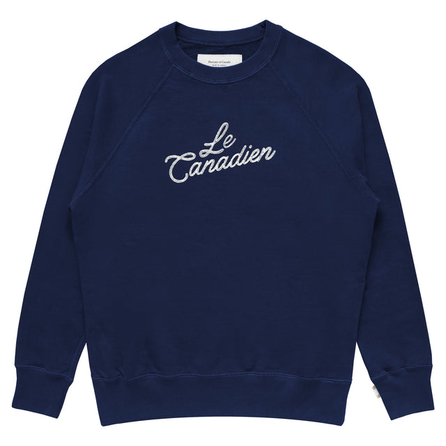 Le Canadien Sweatshirt Navy - Mens