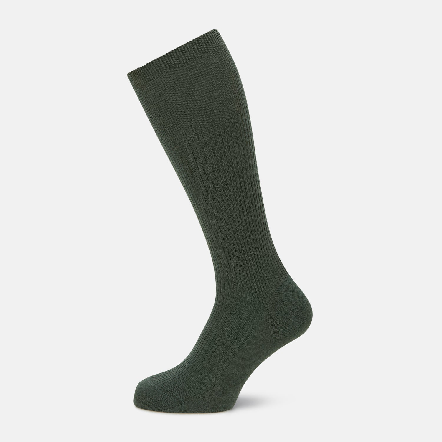 Fern Green Mid Length Merino Socks