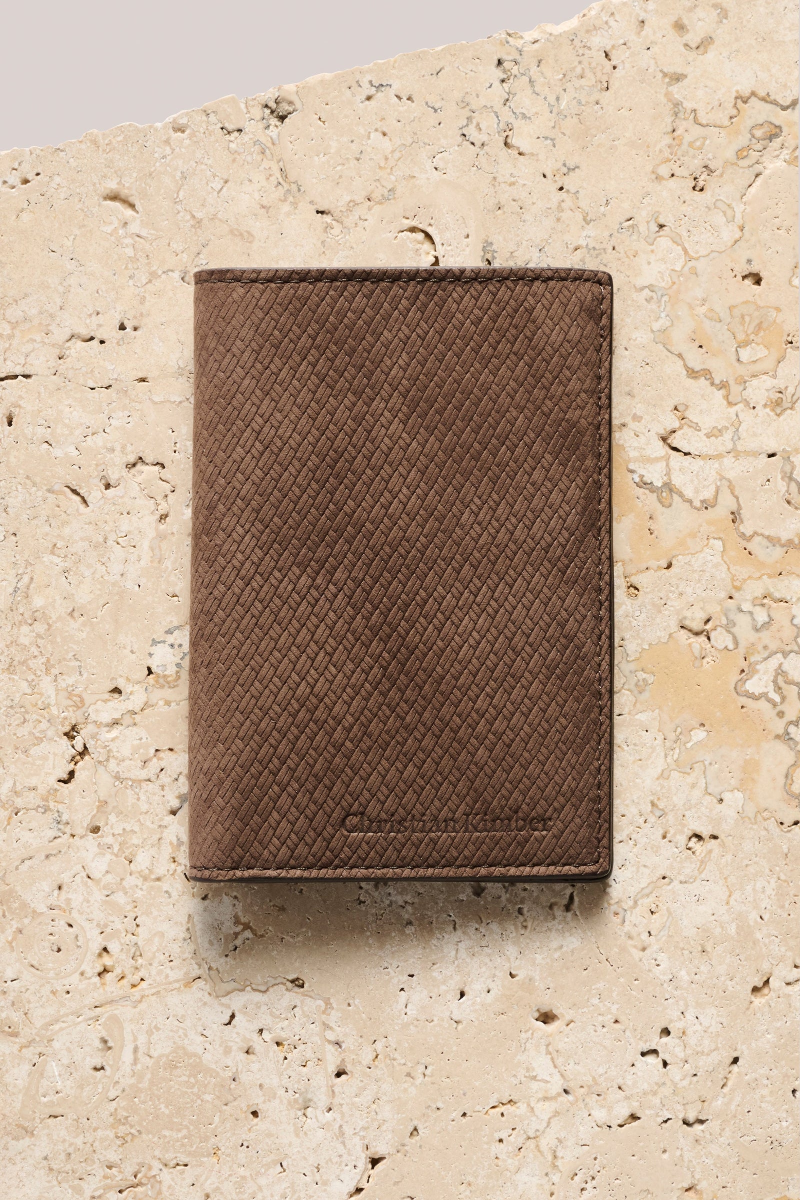 Jacket Wallet Stamped Nubuck Leather