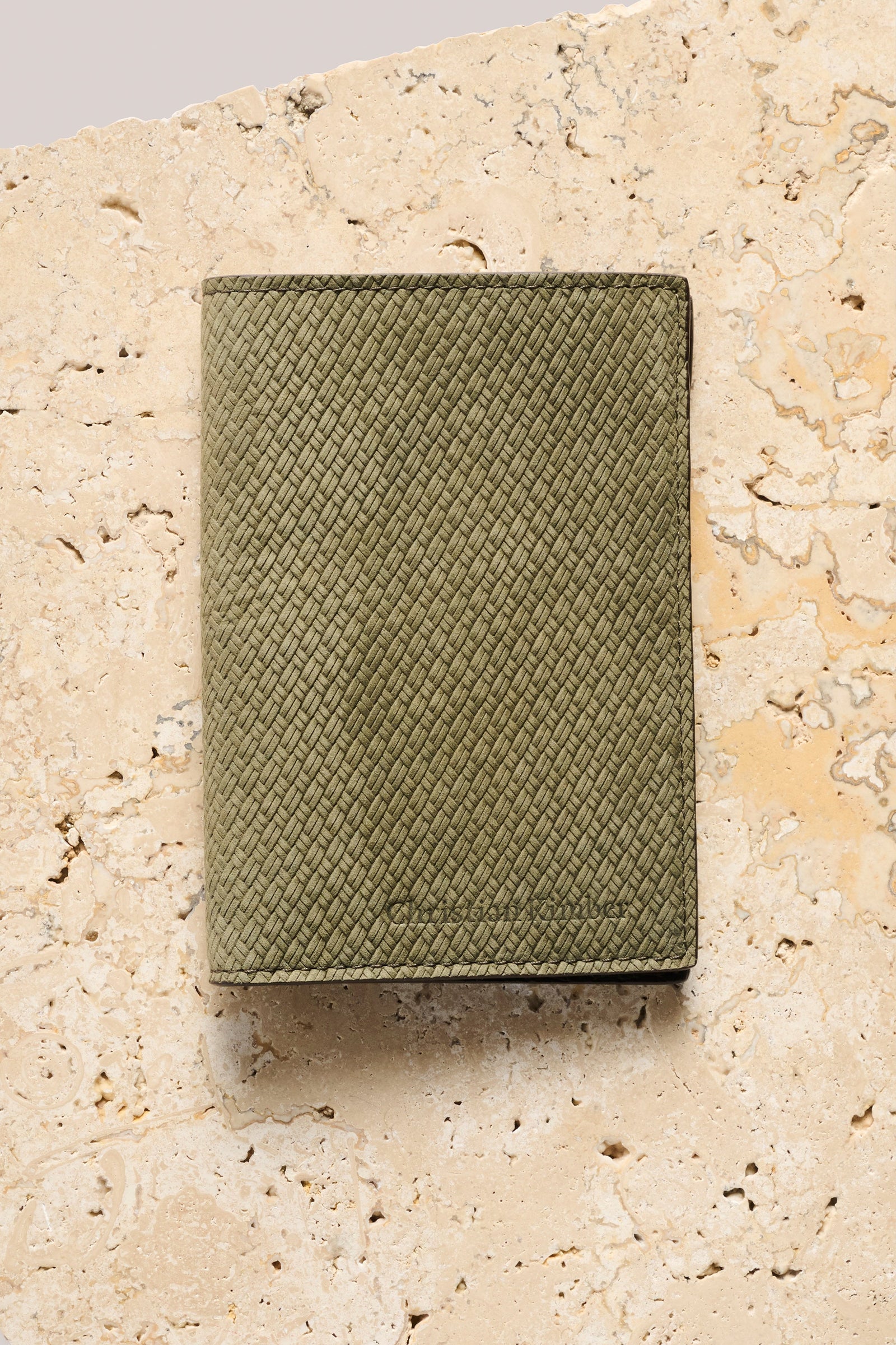 Jacket Wallet Stamped Nubuck Leather