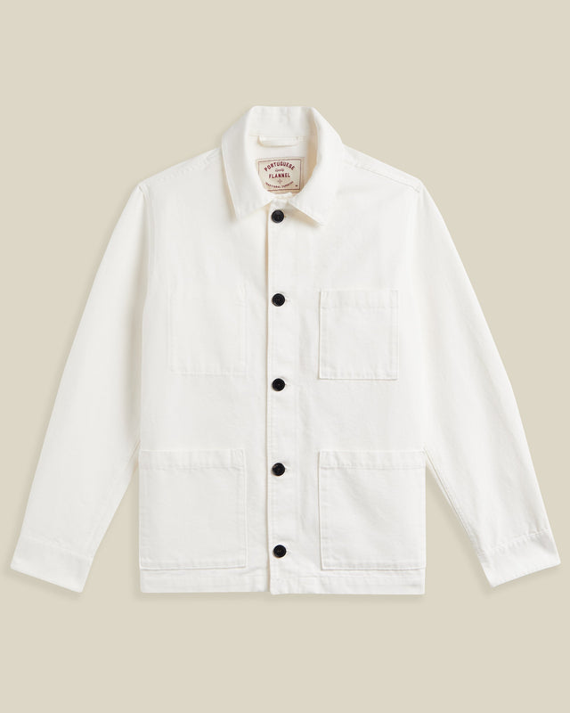 LEGACY JACKET IN CANVAS - ECRU