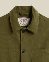 LEGACY JACKET IN CANVAS - MILITARY GREEN