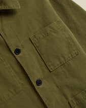 LEGACY JACKET IN CANVAS - MILITARY GREEN