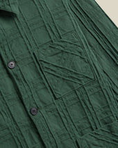LEGACY JACKET IN EMBOSSED PLAID - GREEN