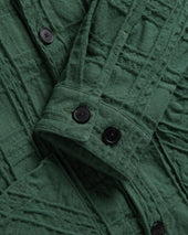 LEGACY JACKET IN EMBOSSED PLAID - GREEN