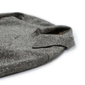 Winter Plage Coat In Japanese And Sand Herringbone Wool
