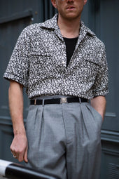 Woven Leopard Shirt