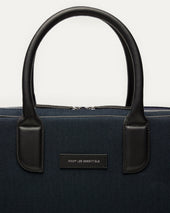 Lesage Organic Cotton Canvas Computer Bag