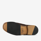 The Sterling Penny Loafer In Floral Suede