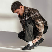 The Sterling Penny Loafer In Croco
