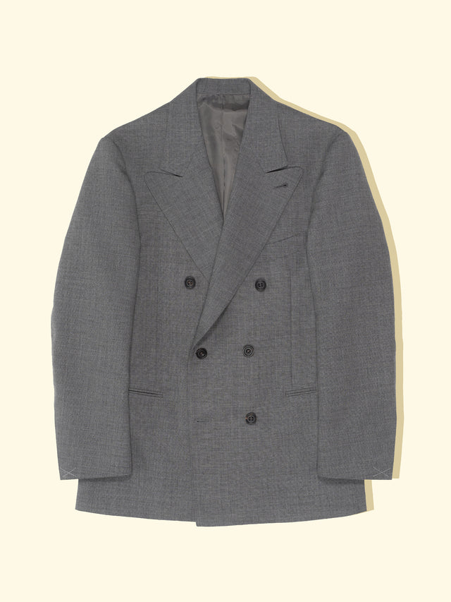 Tropical Wool Suit Jacket - Light Grey — The Anthology