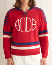Rink Sweater - Red/Cream
