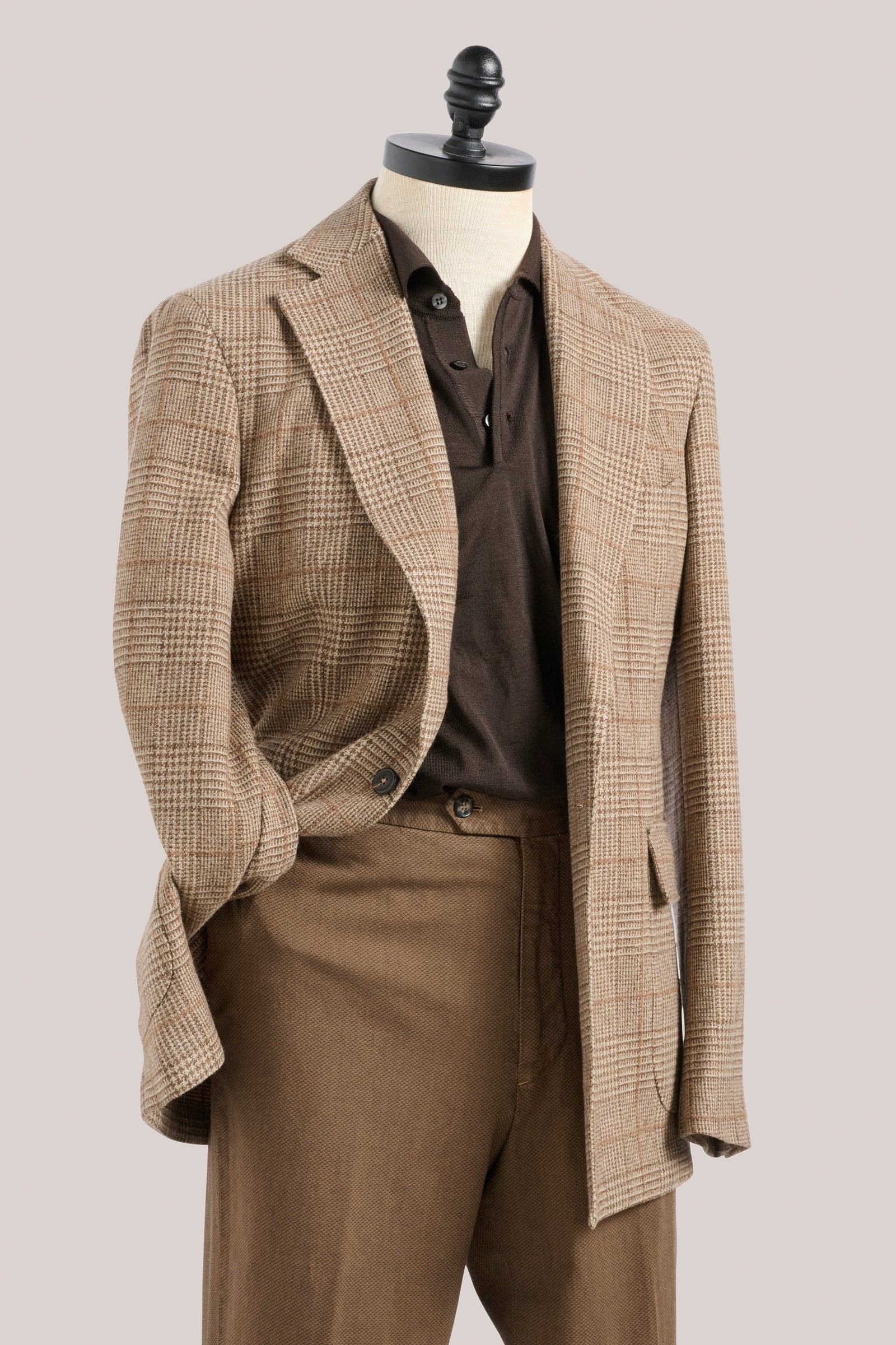 Architects Unstructured Blazer Wool Cashmere Prince Of Wales