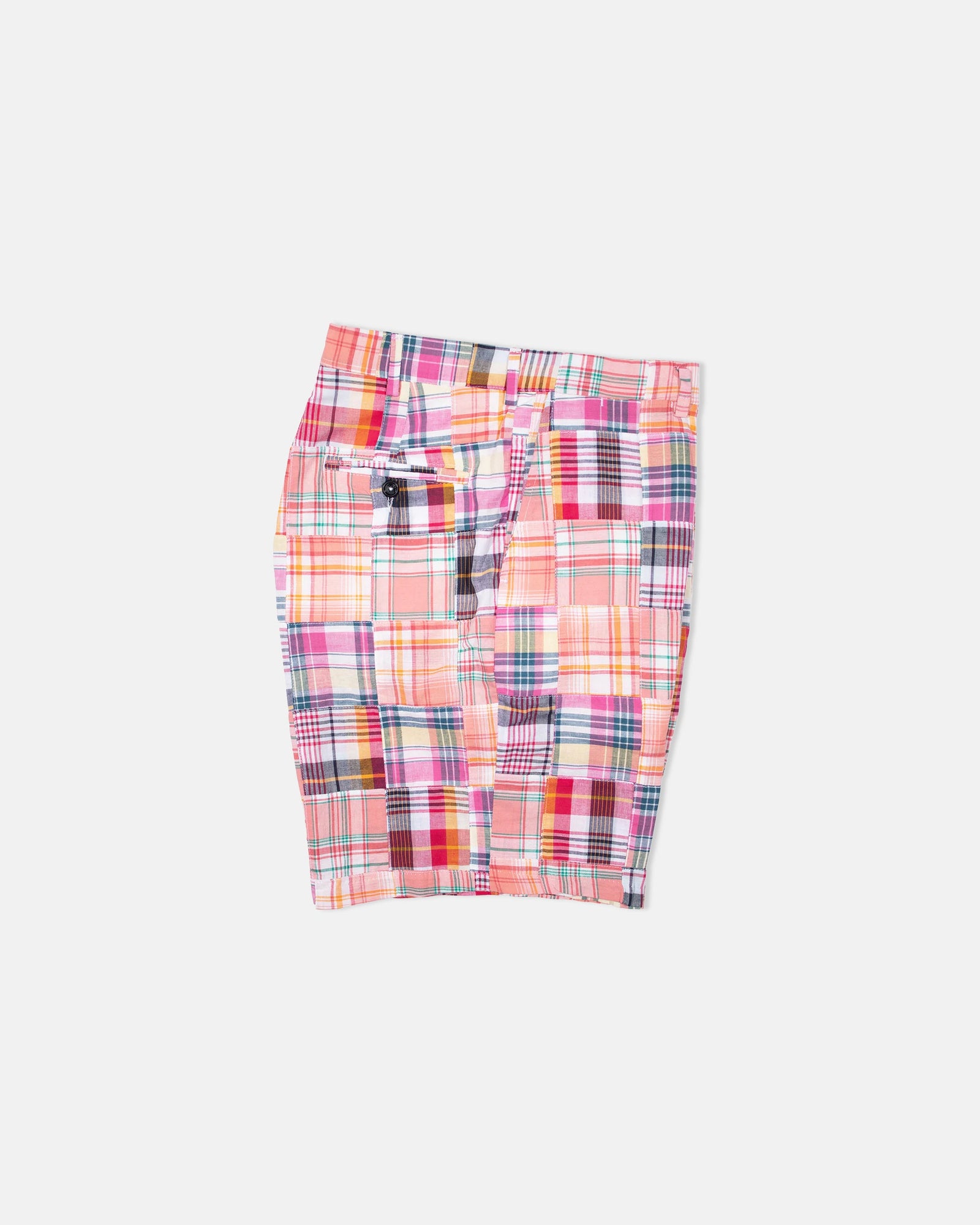 Made In Usa Patchwork Authentic Madras Shorts