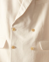 Linen Double Breasted Suit Jacket