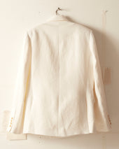 Linen Double Breasted Suit Jacket
