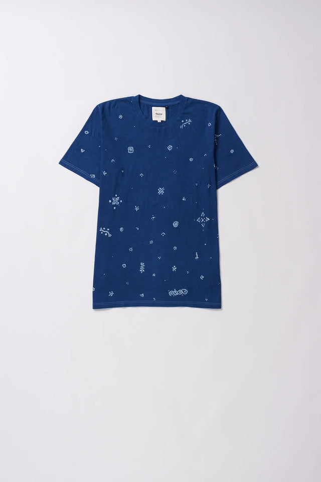 Bandhani Tee Indigo
