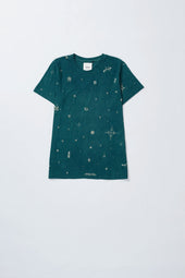 Green Bandhani Tee