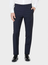 Abito Norma In Lana Mohair Blu Notte