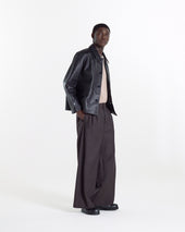 Humbie Slim Leather Jacket