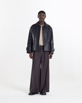 Humbie Slim Leather Jacket