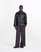 Humbie Slim Leather Jacket