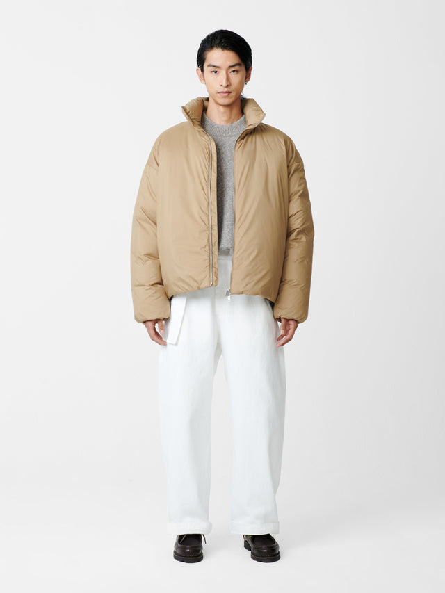 Loft Down Jacket in Taupe