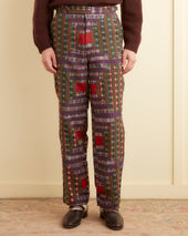 Plaid Log Cabin Trousers