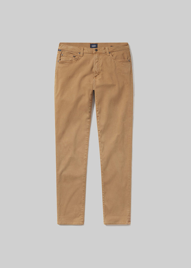 London Tapered Slim Brushed Sateen in Tonnarelli