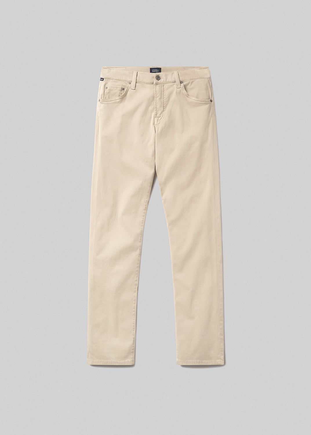 London Tapered Slim Brushed Sateen in Willow