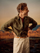 Olive Bryceland's X Buck Mason Moleskin Officer Shirt