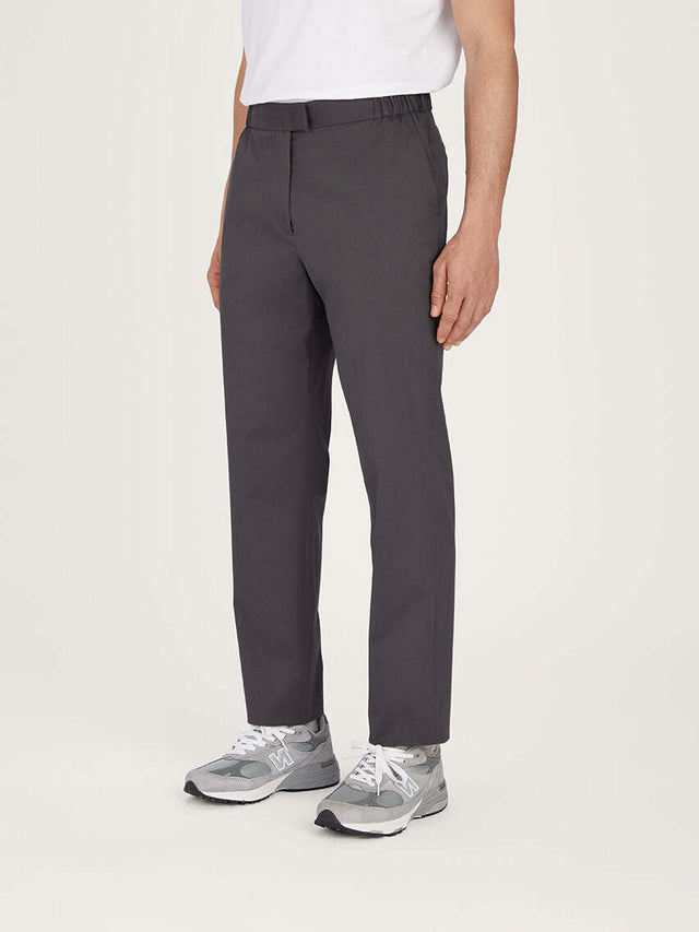 The 24 Trouser Relaxed Fit || Slate-Grey | Stretch Cotton