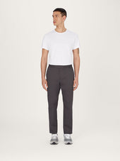 The 24 Trouser Relaxed Fit Grey Stretch Cotton