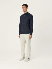 The All Day Shirt Linen Collared Linen