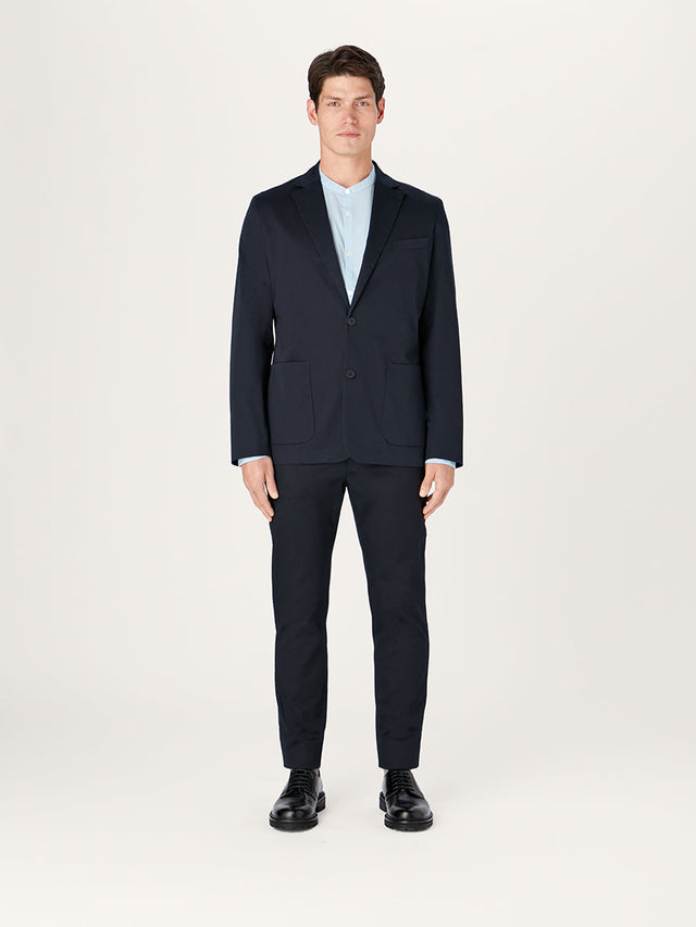 The 24 Blazer || Navy | Stretch Cotton