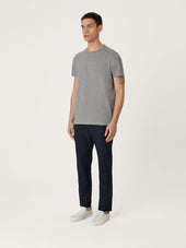 The Classic Tee Grey Marl Organic Cotton