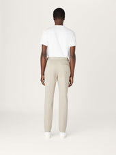 The 24 Trouser Beige Stretch Cotton